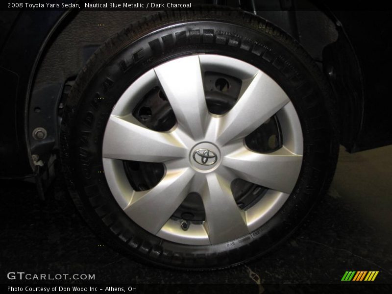 Nautical Blue Metallic / Dark Charcoal 2008 Toyota Yaris Sedan