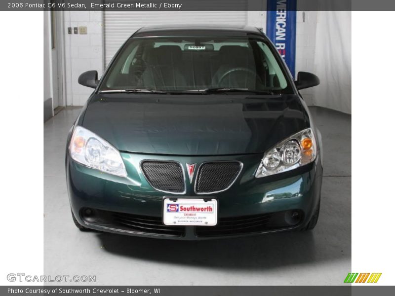 Emerald Green Metallic / Ebony 2006 Pontiac G6 V6 Sedan