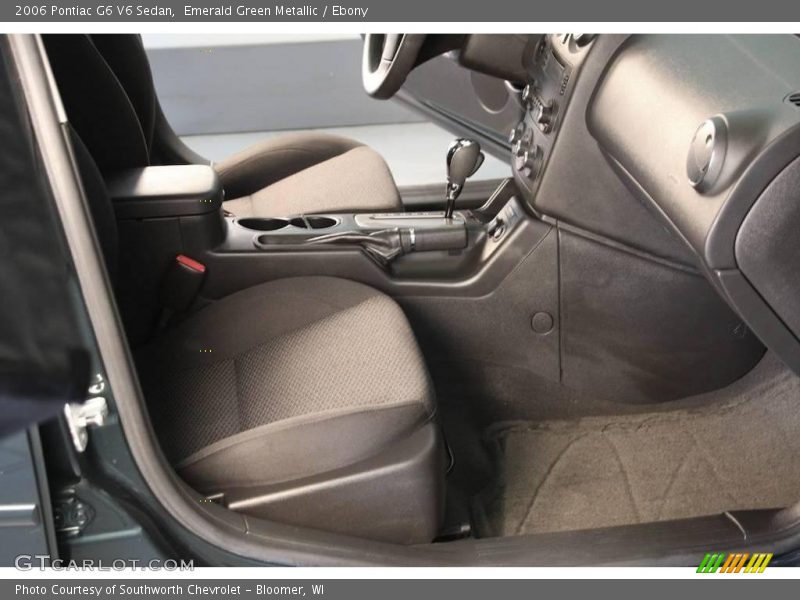 Emerald Green Metallic / Ebony 2006 Pontiac G6 V6 Sedan