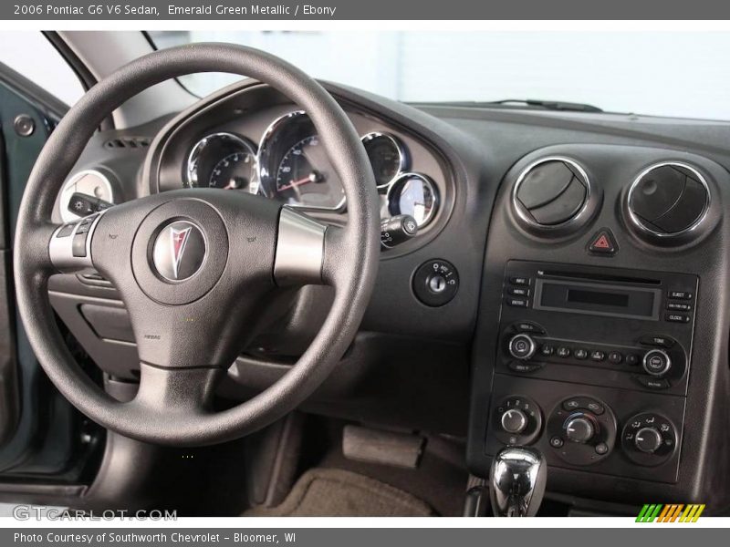 Emerald Green Metallic / Ebony 2006 Pontiac G6 V6 Sedan