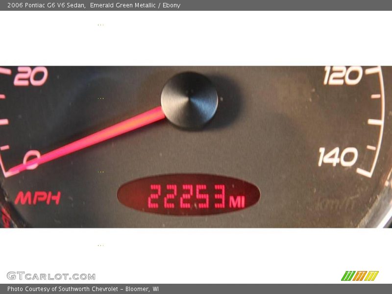 Emerald Green Metallic / Ebony 2006 Pontiac G6 V6 Sedan