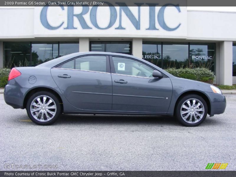 Dark Steel Gray Metallic / Ebony 2009 Pontiac G6 Sedan