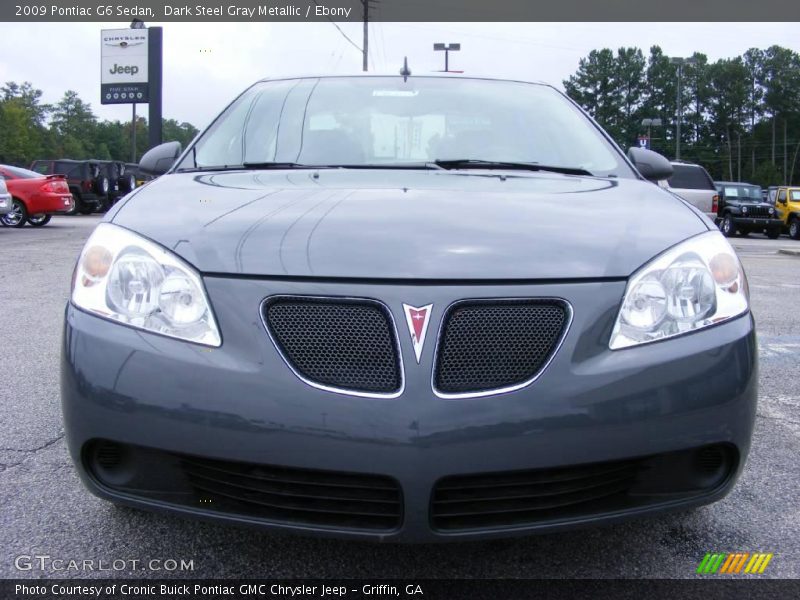 Dark Steel Gray Metallic / Ebony 2009 Pontiac G6 Sedan