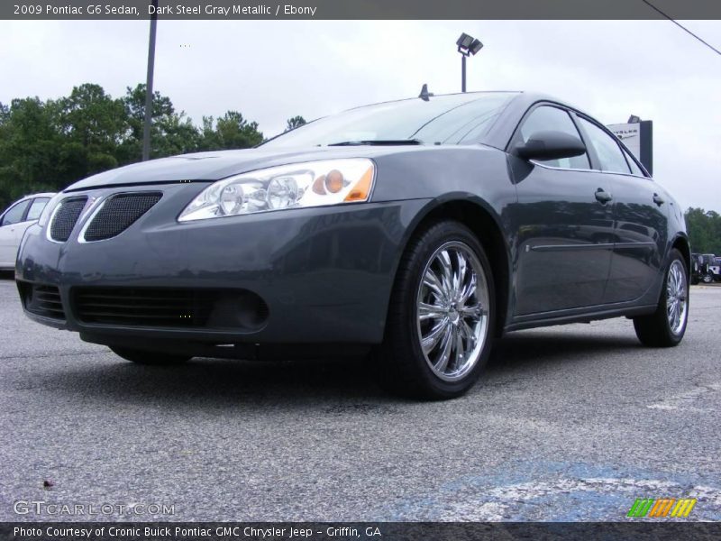 Dark Steel Gray Metallic / Ebony 2009 Pontiac G6 Sedan