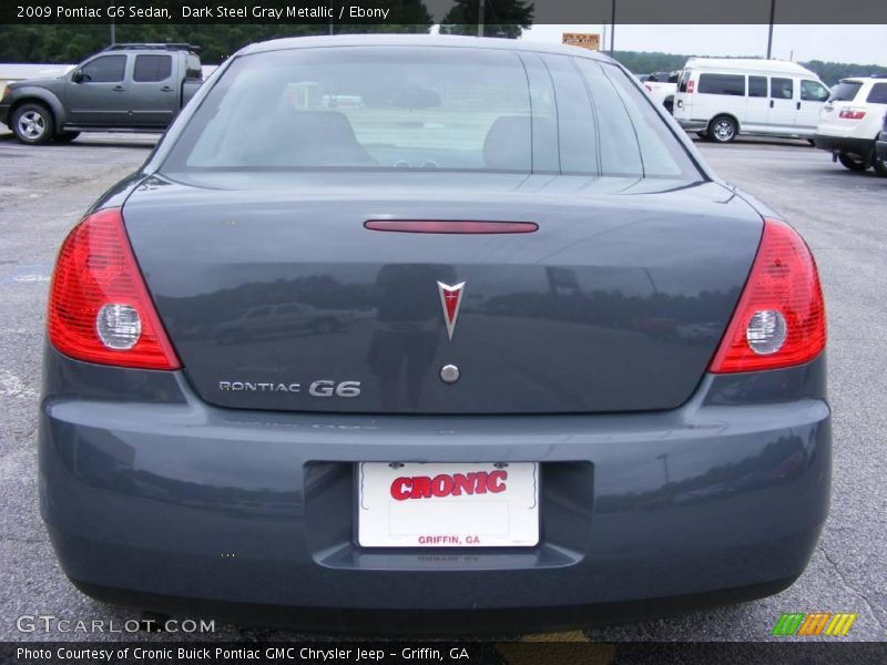 Dark Steel Gray Metallic / Ebony 2009 Pontiac G6 Sedan