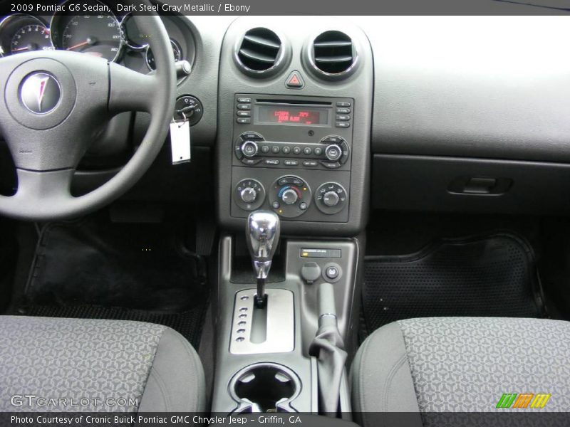 Dark Steel Gray Metallic / Ebony 2009 Pontiac G6 Sedan