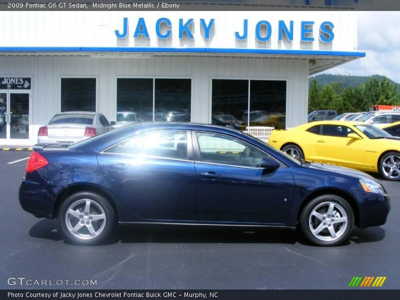 Midnight Blue Metallic / Ebony 2009 Pontiac G6 GT Sedan
