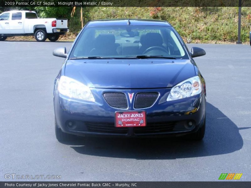 Midnight Blue Metallic / Ebony 2009 Pontiac G6 GT Sedan