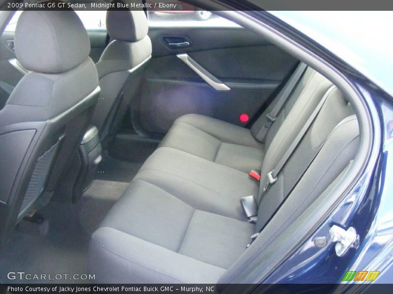 Midnight Blue Metallic / Ebony 2009 Pontiac G6 GT Sedan