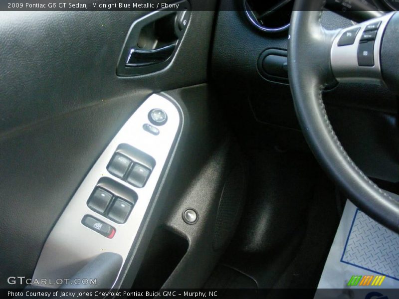Midnight Blue Metallic / Ebony 2009 Pontiac G6 GT Sedan