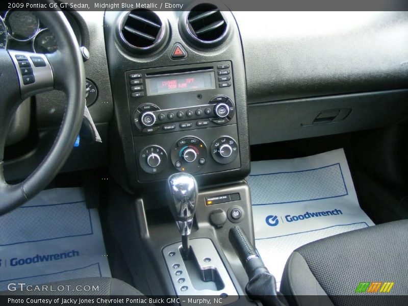 Midnight Blue Metallic / Ebony 2009 Pontiac G6 GT Sedan
