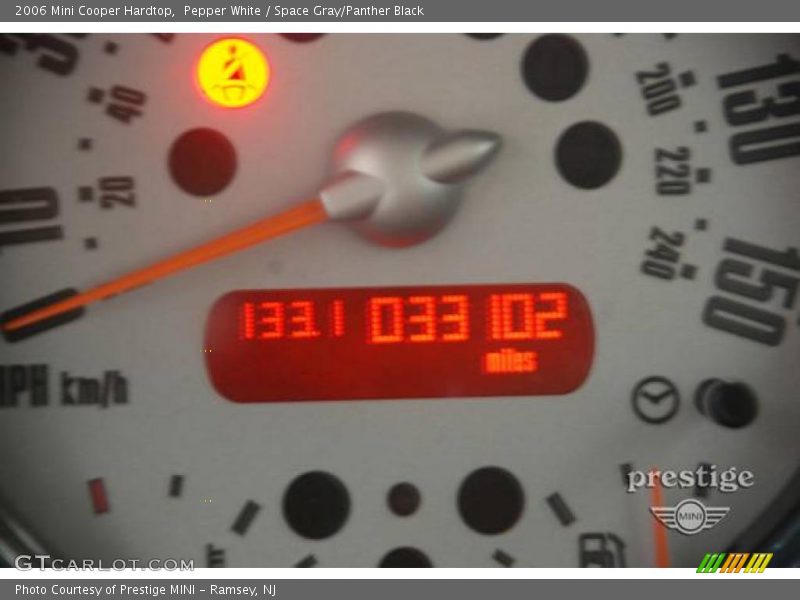 Pepper White / Space Gray/Panther Black 2006 Mini Cooper Hardtop