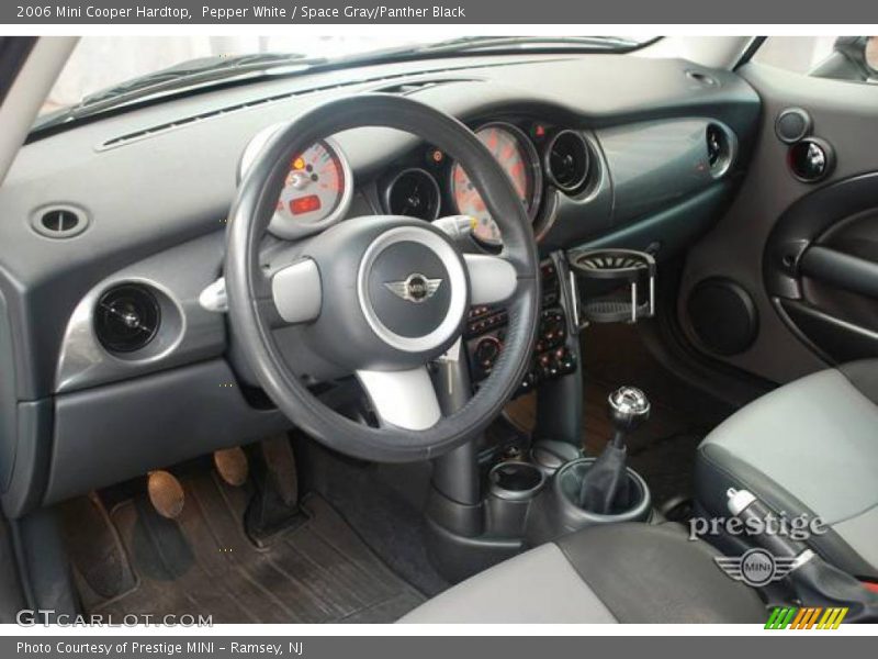 Pepper White / Space Gray/Panther Black 2006 Mini Cooper Hardtop