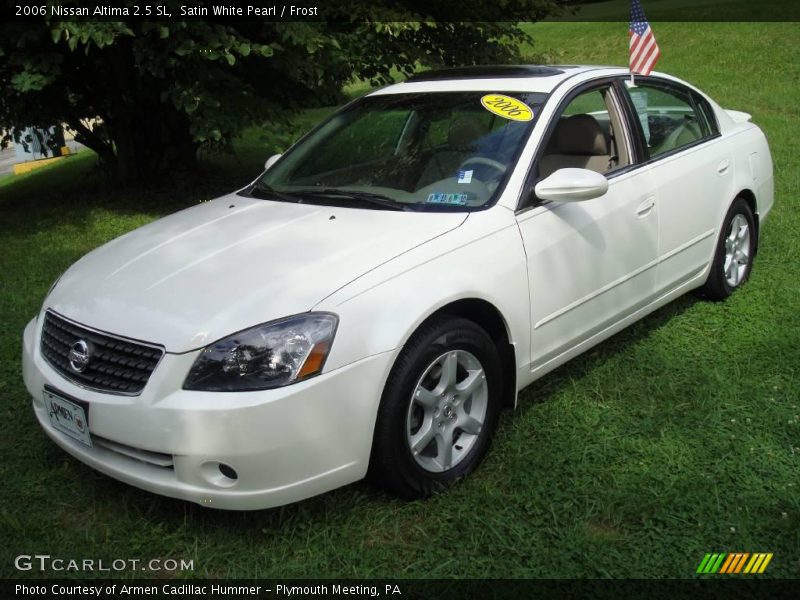 Satin White Pearl / Frost 2006 Nissan Altima 2.5 SL