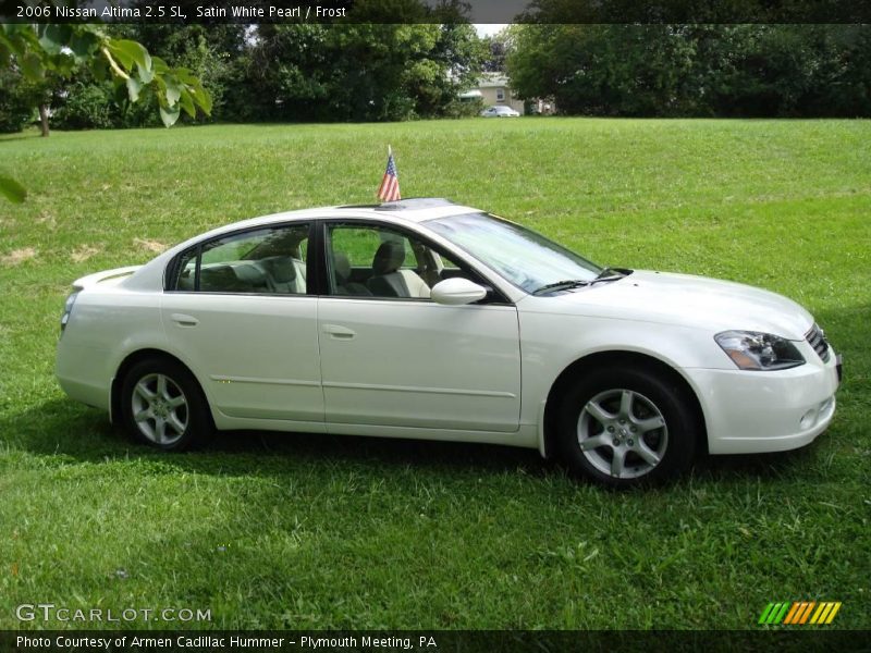 Satin White Pearl / Frost 2006 Nissan Altima 2.5 SL