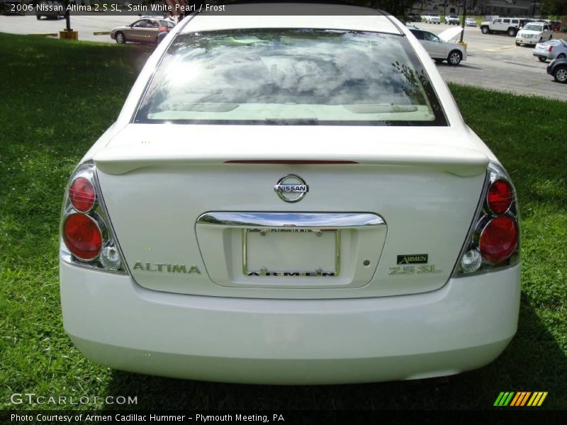 Satin White Pearl / Frost 2006 Nissan Altima 2.5 SL