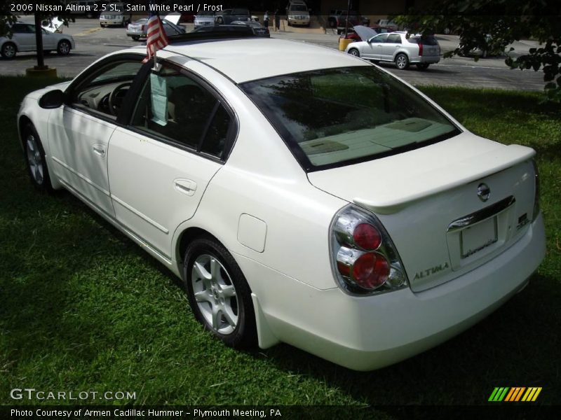 Satin White Pearl / Frost 2006 Nissan Altima 2.5 SL