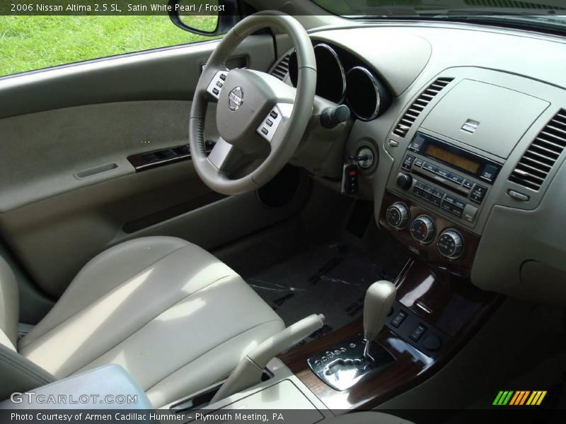 Satin White Pearl / Frost 2006 Nissan Altima 2.5 SL