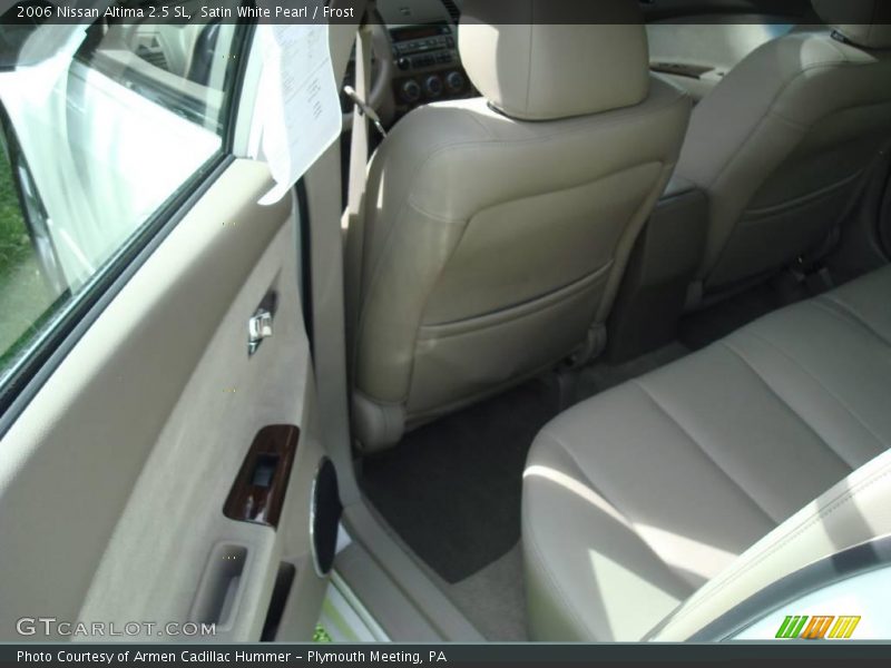 Satin White Pearl / Frost 2006 Nissan Altima 2.5 SL