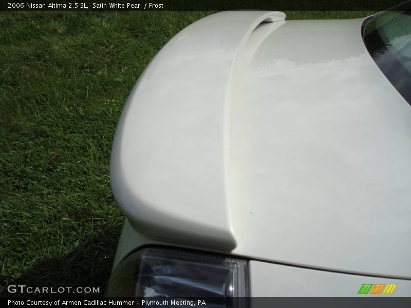Satin White Pearl / Frost 2006 Nissan Altima 2.5 SL