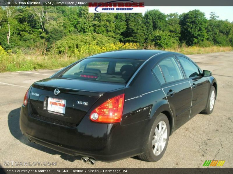 Onyx Black / Black 2006 Nissan Maxima 3.5 SE