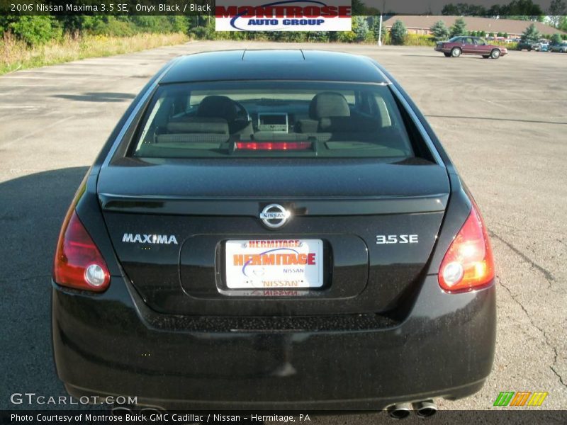 Onyx Black / Black 2006 Nissan Maxima 3.5 SE