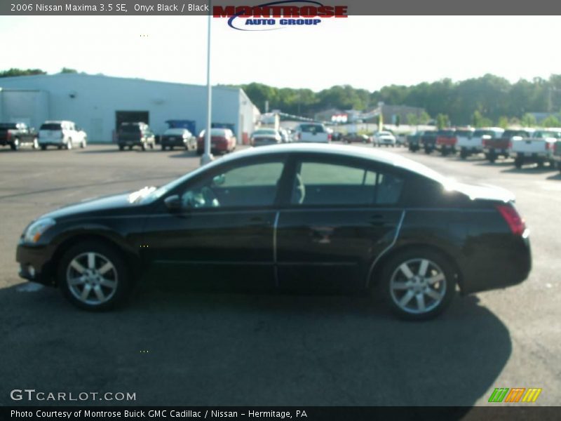 Onyx Black / Black 2006 Nissan Maxima 3.5 SE