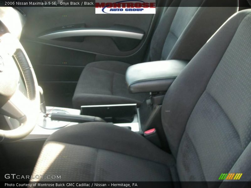 Onyx Black / Black 2006 Nissan Maxima 3.5 SE