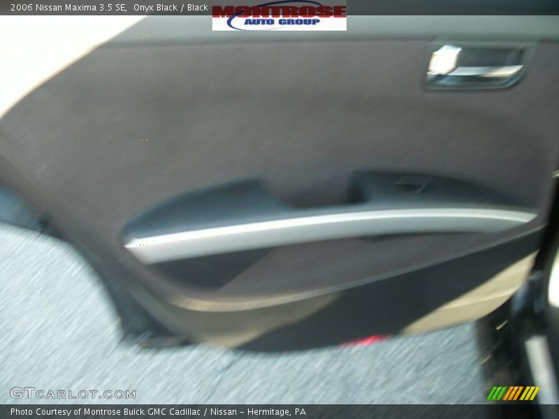 Onyx Black / Black 2006 Nissan Maxima 3.5 SE