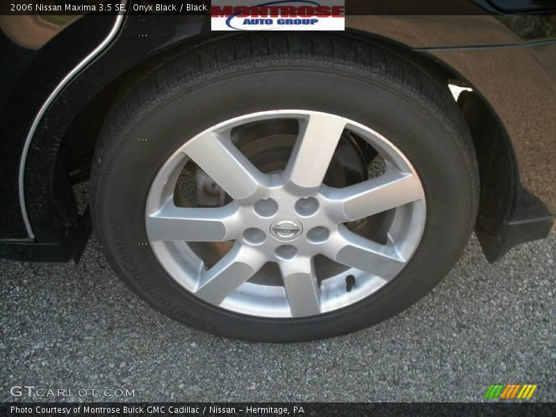 Onyx Black / Black 2006 Nissan Maxima 3.5 SE