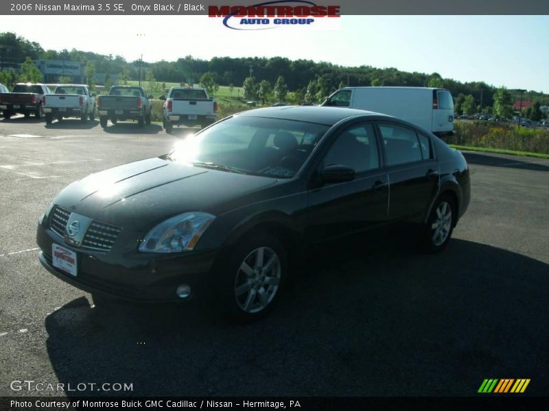 Onyx Black / Black 2006 Nissan Maxima 3.5 SE