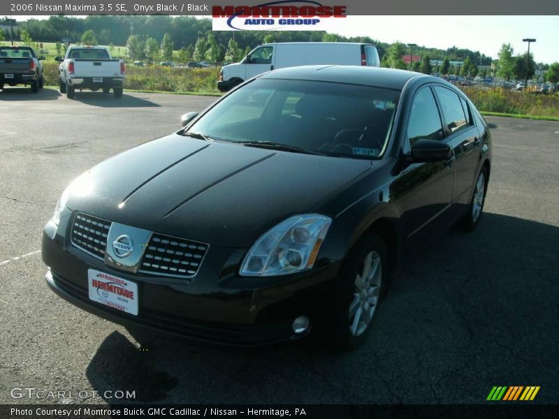 Onyx Black / Black 2006 Nissan Maxima 3.5 SE