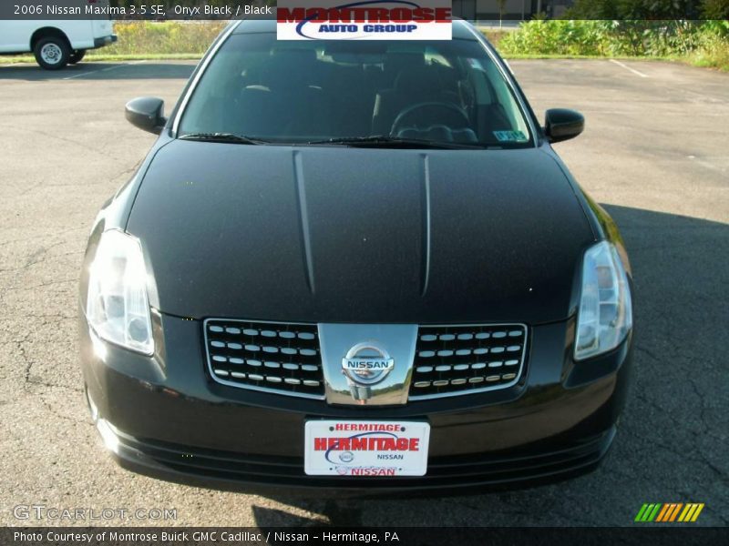 Onyx Black / Black 2006 Nissan Maxima 3.5 SE