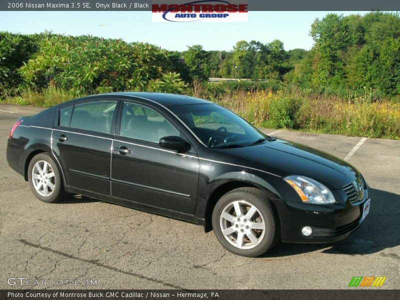 Onyx Black / Black 2006 Nissan Maxima 3.5 SE