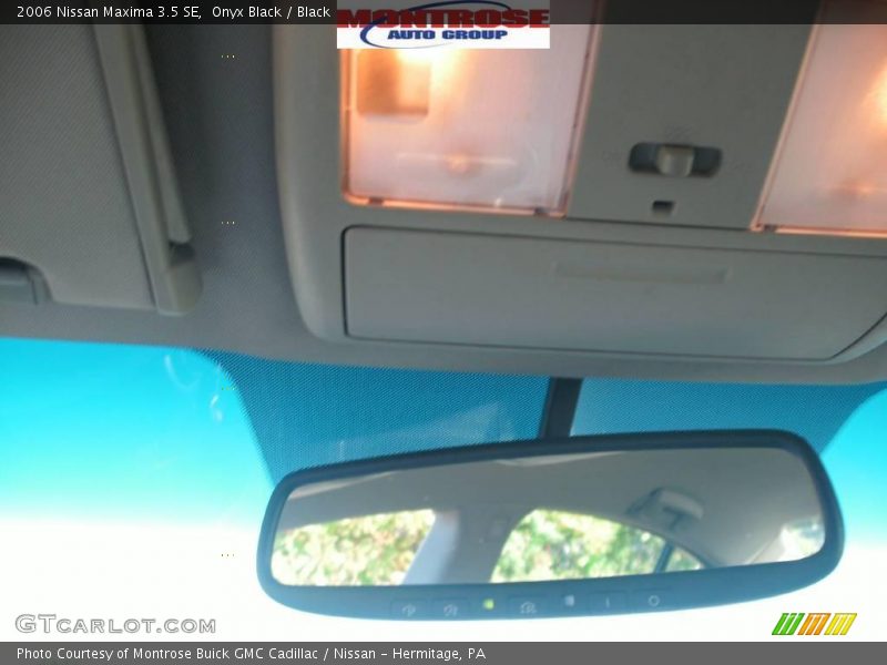 Onyx Black / Black 2006 Nissan Maxima 3.5 SE