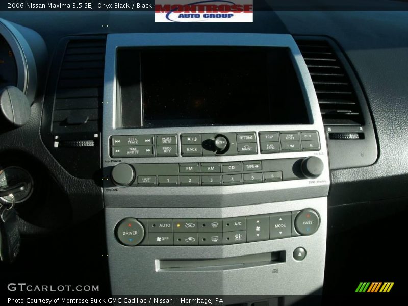 Onyx Black / Black 2006 Nissan Maxima 3.5 SE