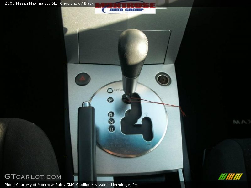 Onyx Black / Black 2006 Nissan Maxima 3.5 SE