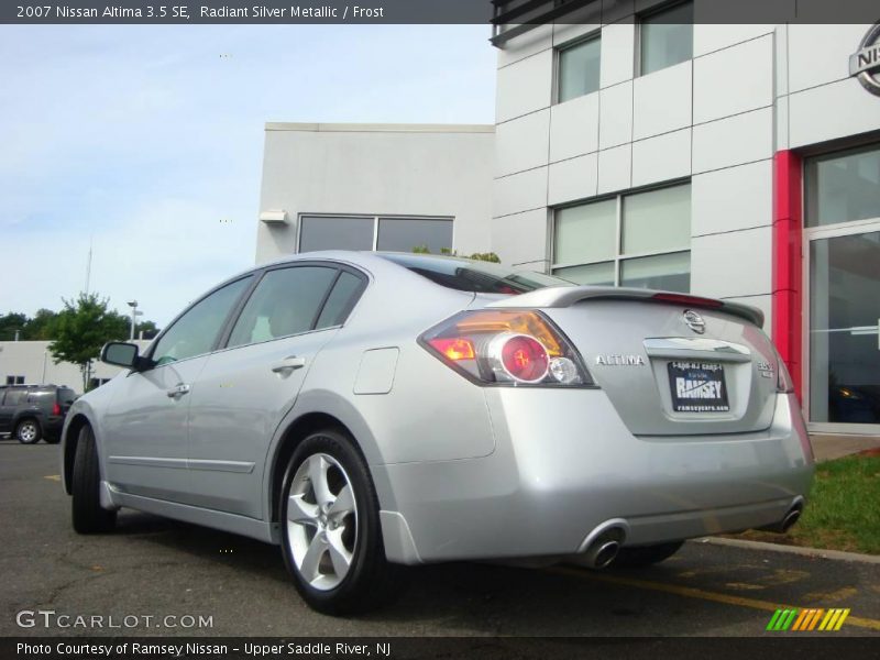 Radiant Silver Metallic / Frost 2007 Nissan Altima 3.5 SE