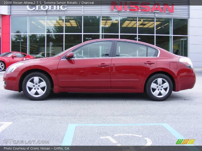 Sonoma Sunset Metallic / Charcoal 2008 Nissan Altima 2.5 S