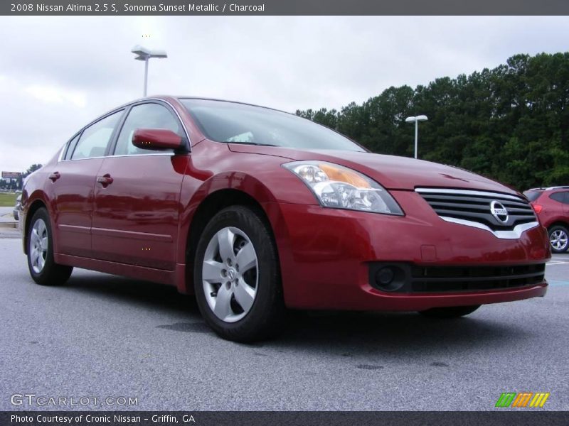 Sonoma Sunset Metallic / Charcoal 2008 Nissan Altima 2.5 S