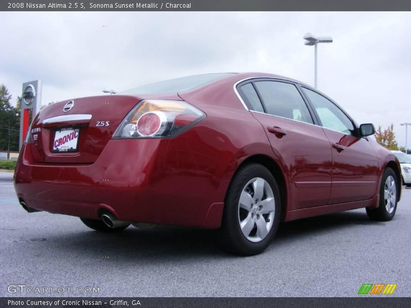 Sonoma Sunset Metallic / Charcoal 2008 Nissan Altima 2.5 S