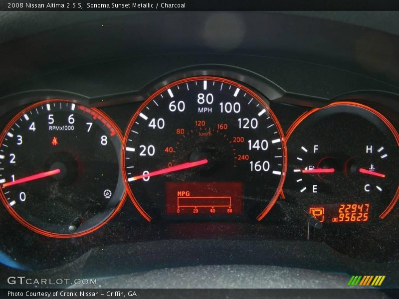 Sonoma Sunset Metallic / Charcoal 2008 Nissan Altima 2.5 S
