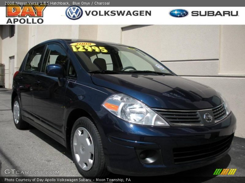 Blue Onyx / Charcoal 2008 Nissan Versa 1.8 S Hatchback