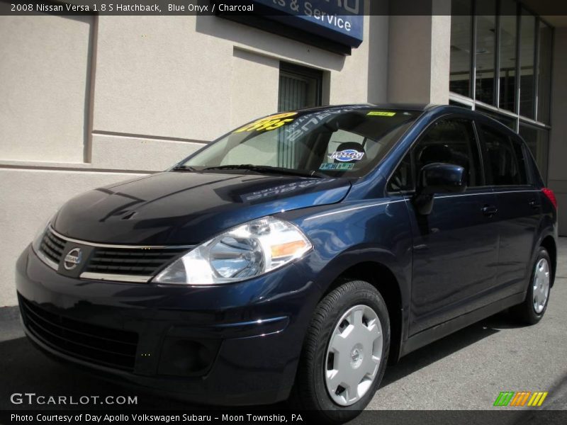 Blue Onyx / Charcoal 2008 Nissan Versa 1.8 S Hatchback