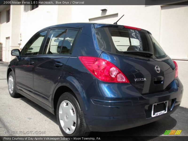 Blue Onyx / Charcoal 2008 Nissan Versa 1.8 S Hatchback