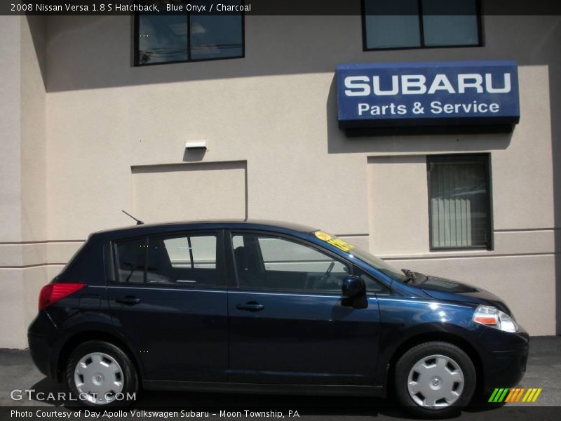 Blue Onyx / Charcoal 2008 Nissan Versa 1.8 S Hatchback