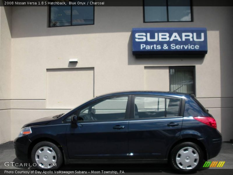Blue Onyx / Charcoal 2008 Nissan Versa 1.8 S Hatchback
