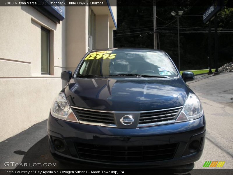 Blue Onyx / Charcoal 2008 Nissan Versa 1.8 S Hatchback