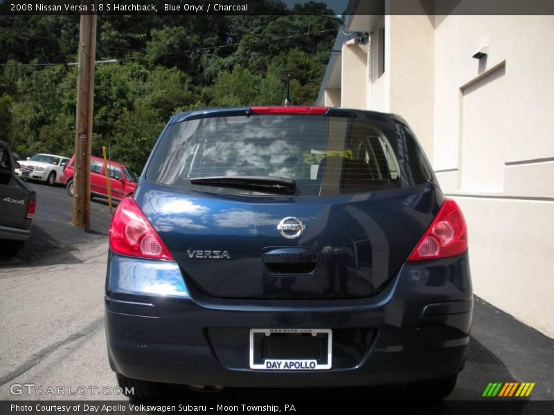 Blue Onyx / Charcoal 2008 Nissan Versa 1.8 S Hatchback
