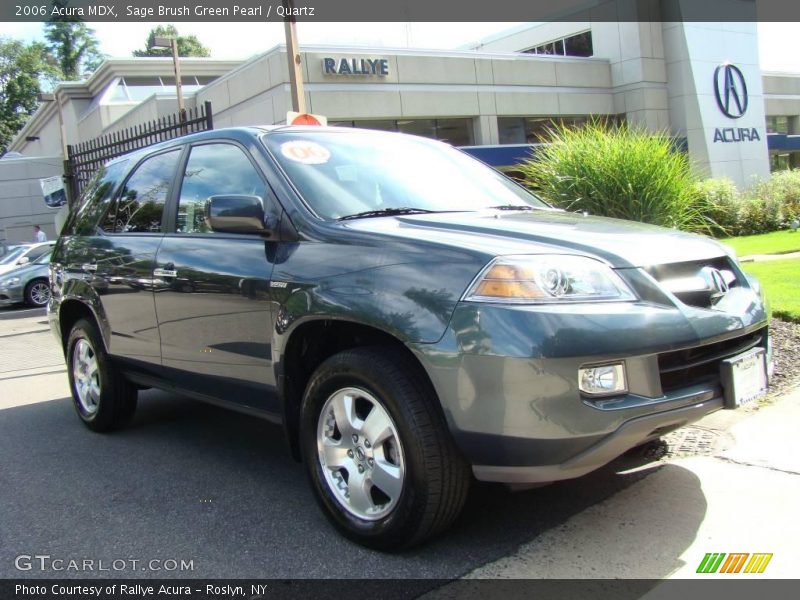 Sage Brush Green Pearl / Quartz 2006 Acura MDX